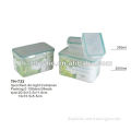 3pcs plastic rectangle air tight container,PP box ,storage box, air-tight food storage container